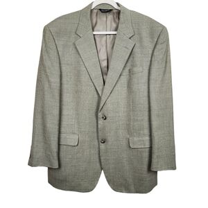 Jos. A. Bank Tan Silk Wool Blend Sport Coat Blazer Jacket Men's Size 46R